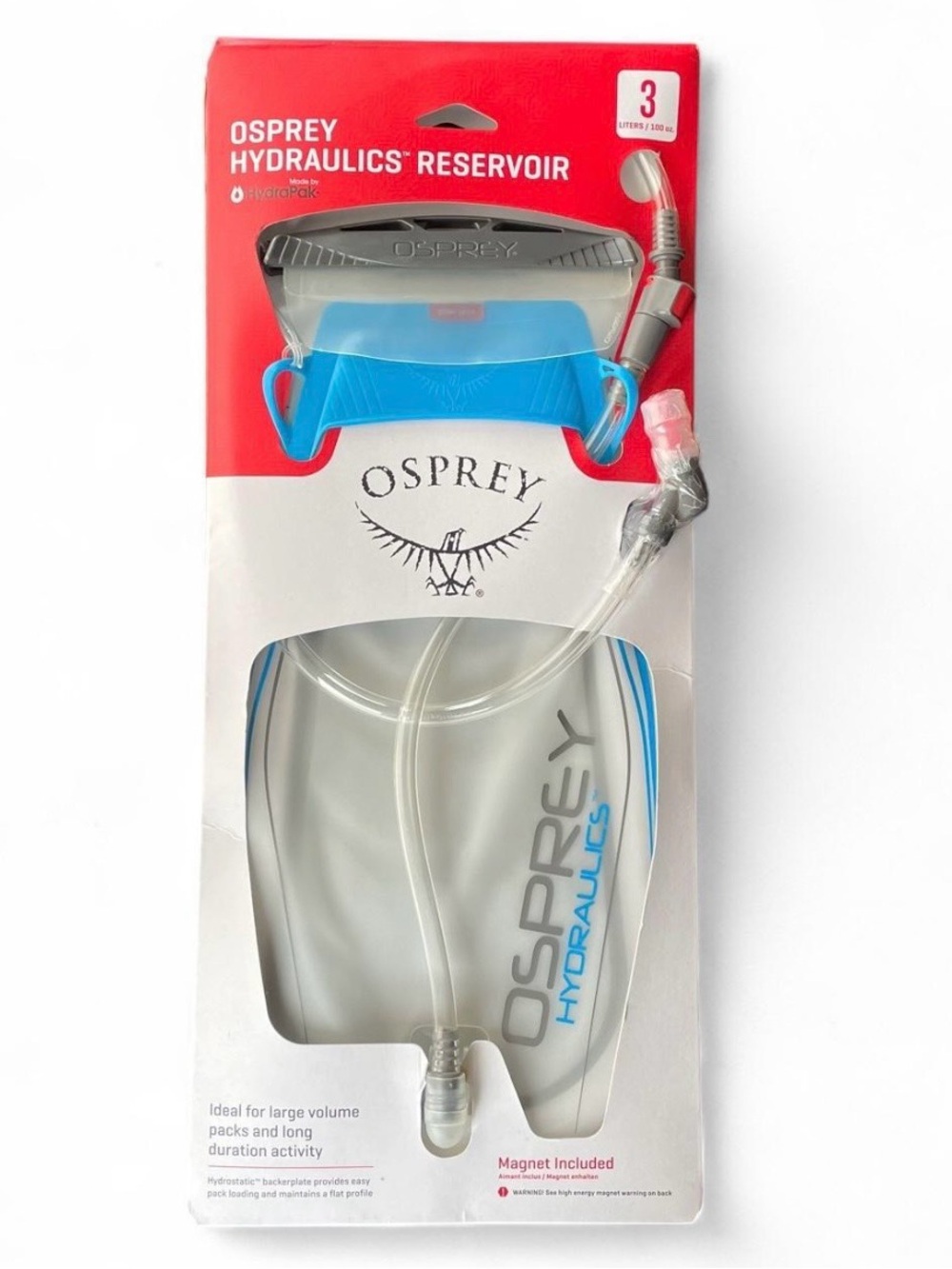 Osprey Hydraulics Reservoir 3 Liters 100 Oz New In Box Hiking Outdoors Camping